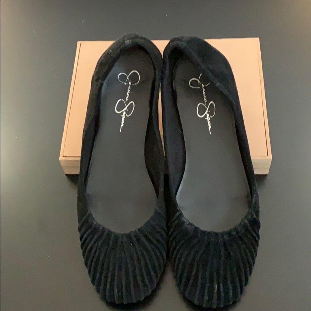 Suede Ballet Flats